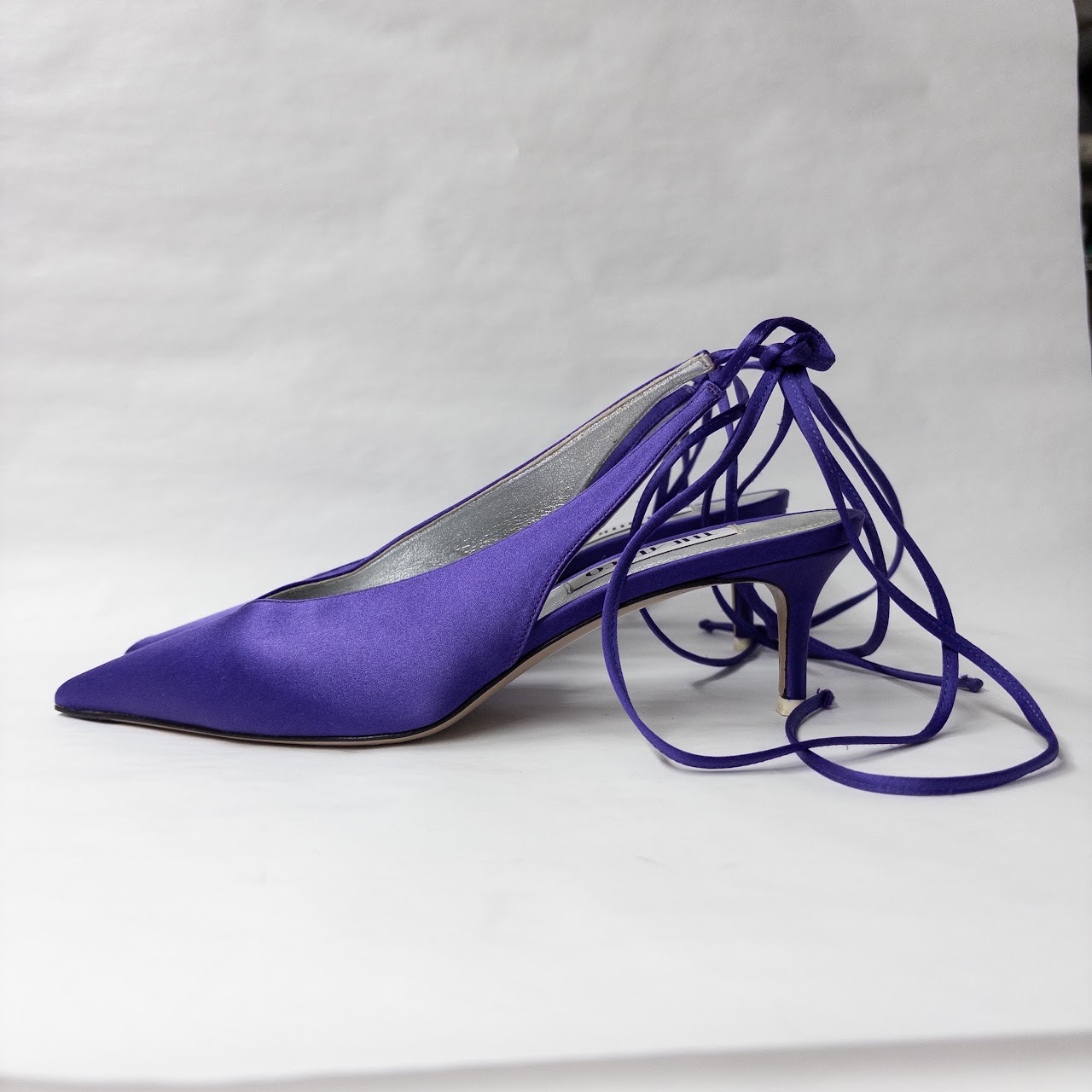 The Attico Kitten Heel Slingback Pumps