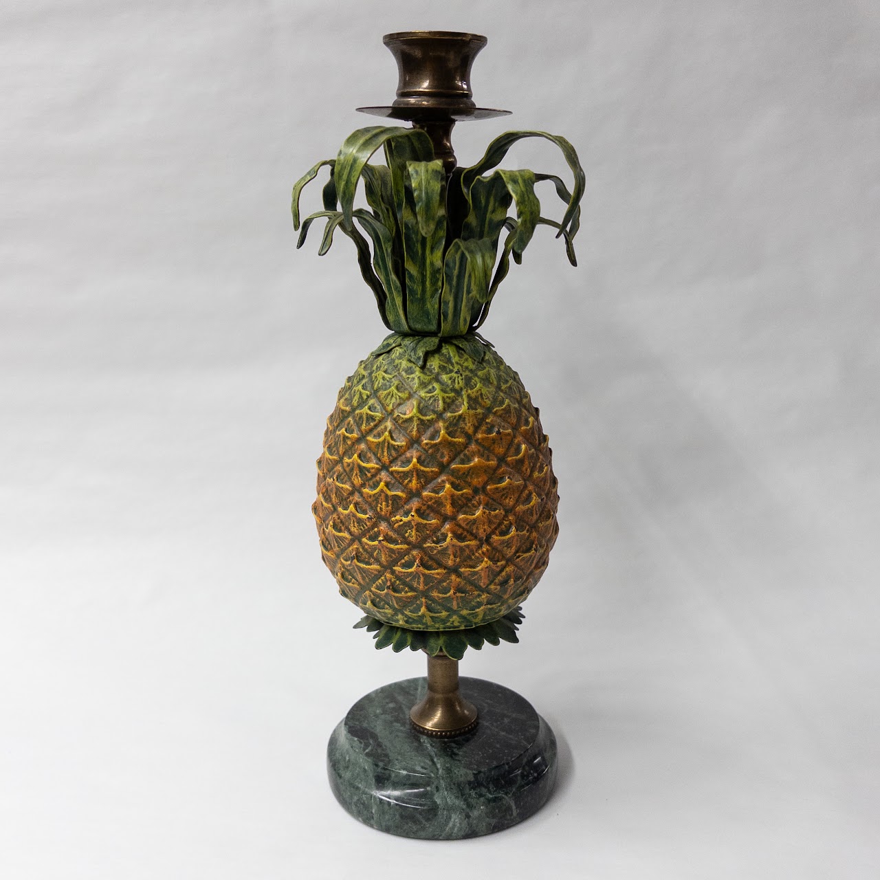 Petite Choses Pineapple Toleware Candlestick