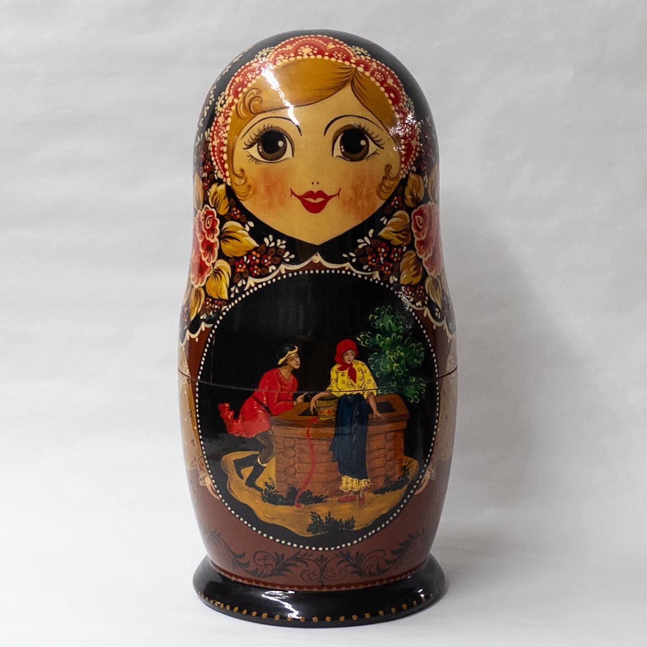 Russian Hand-Painted Matryoshka Nesting Doll Set