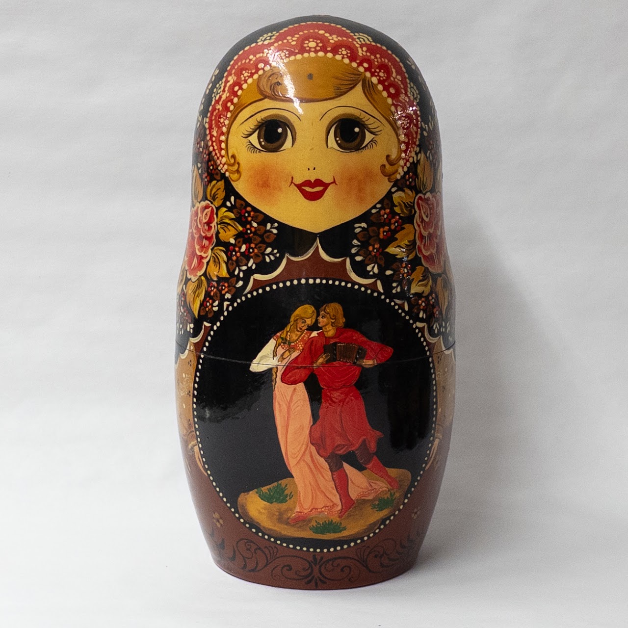 Russian Hand-Painted Matryoshka Nesting Doll Set