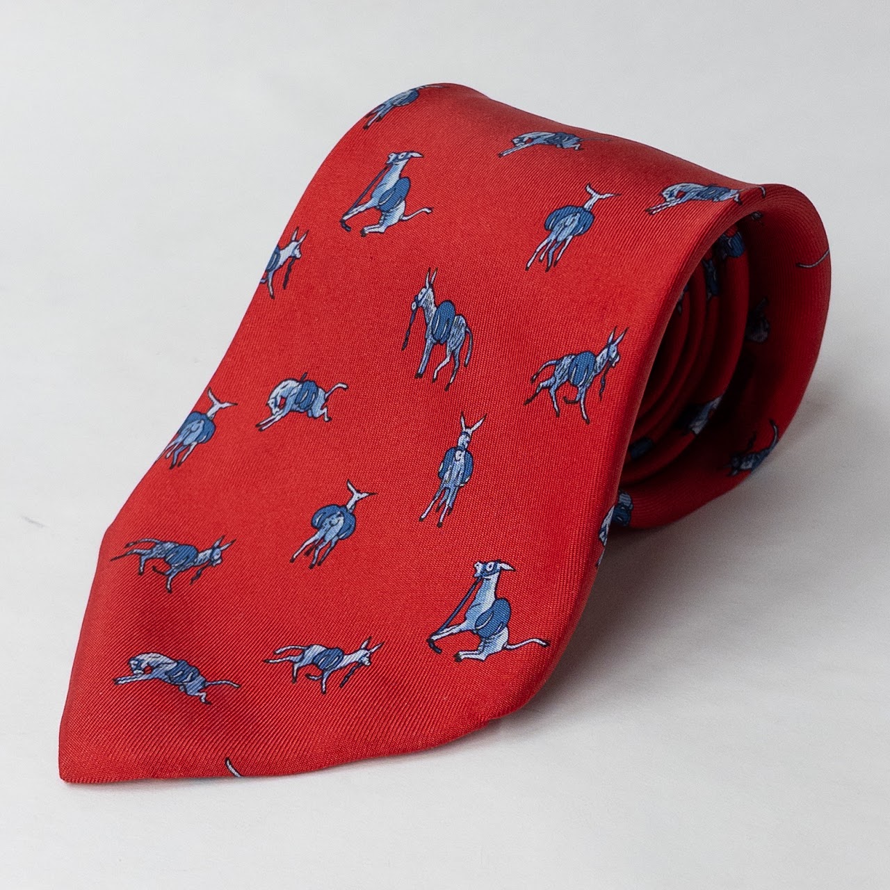 Hermès Mule Patterned Tie