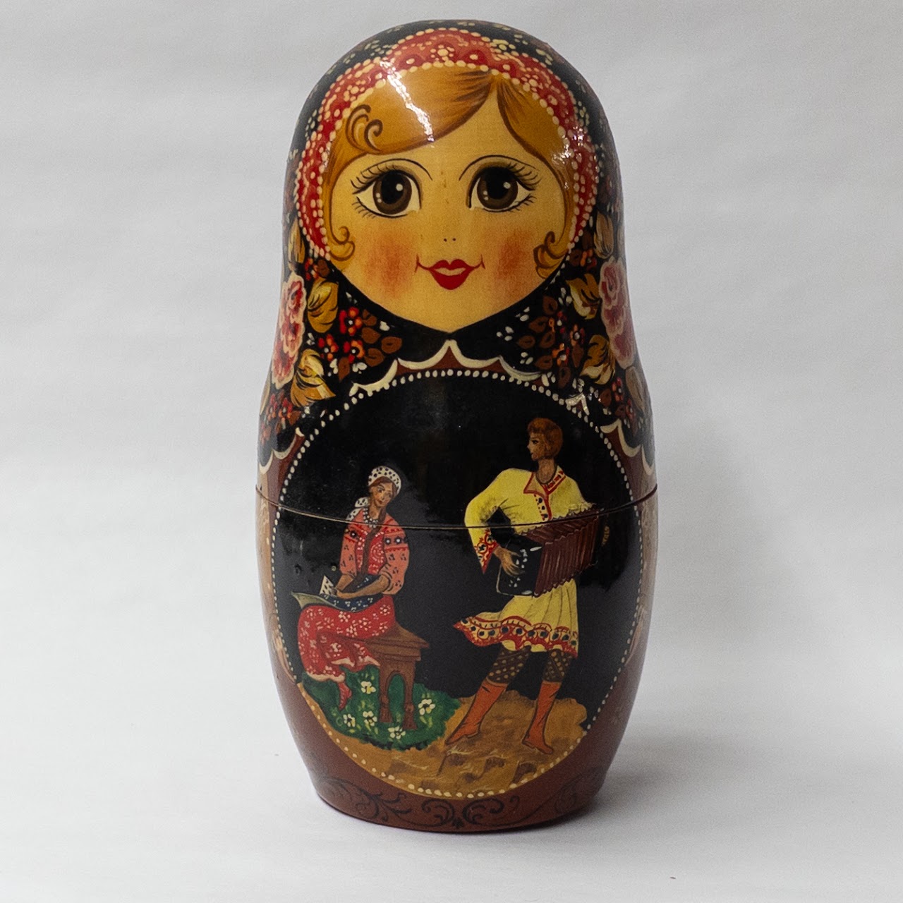 Russian Hand-Painted Matryoshka Nesting Doll Set