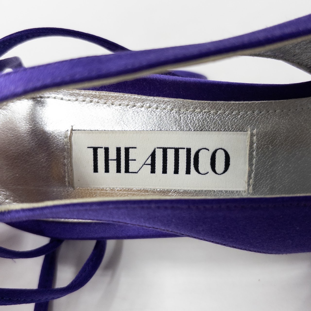 The Attico Kitten Heel Slingback Pumps