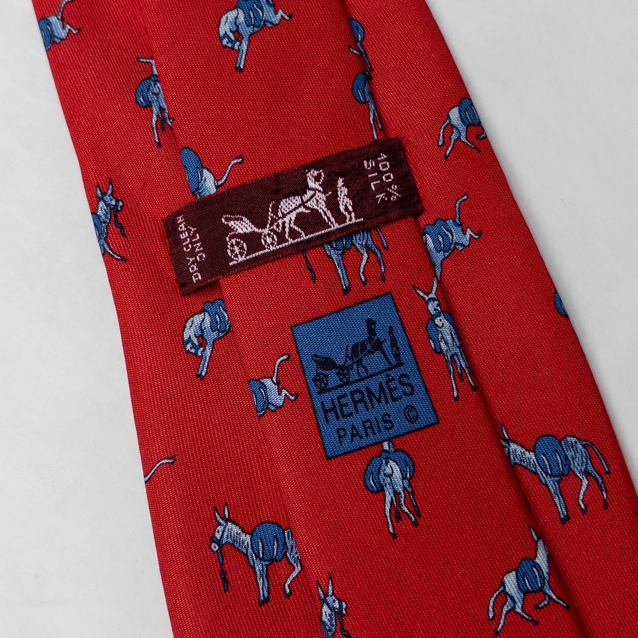 Hermès Mule Patterned Tie