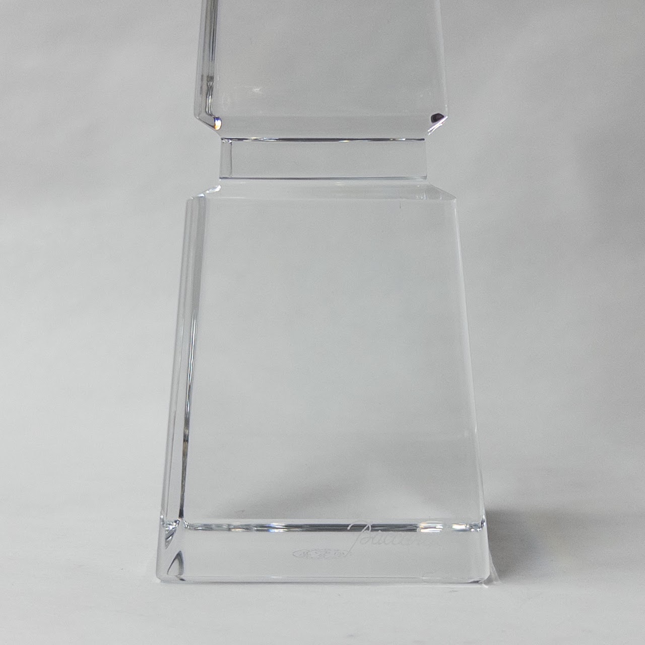 Baccarat Louxor Crystal Obelisk