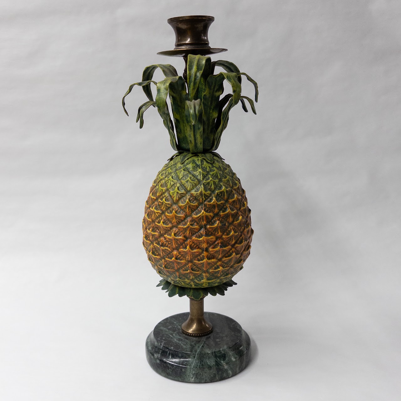 Petite Choses Pineapple Toleware Candlestick