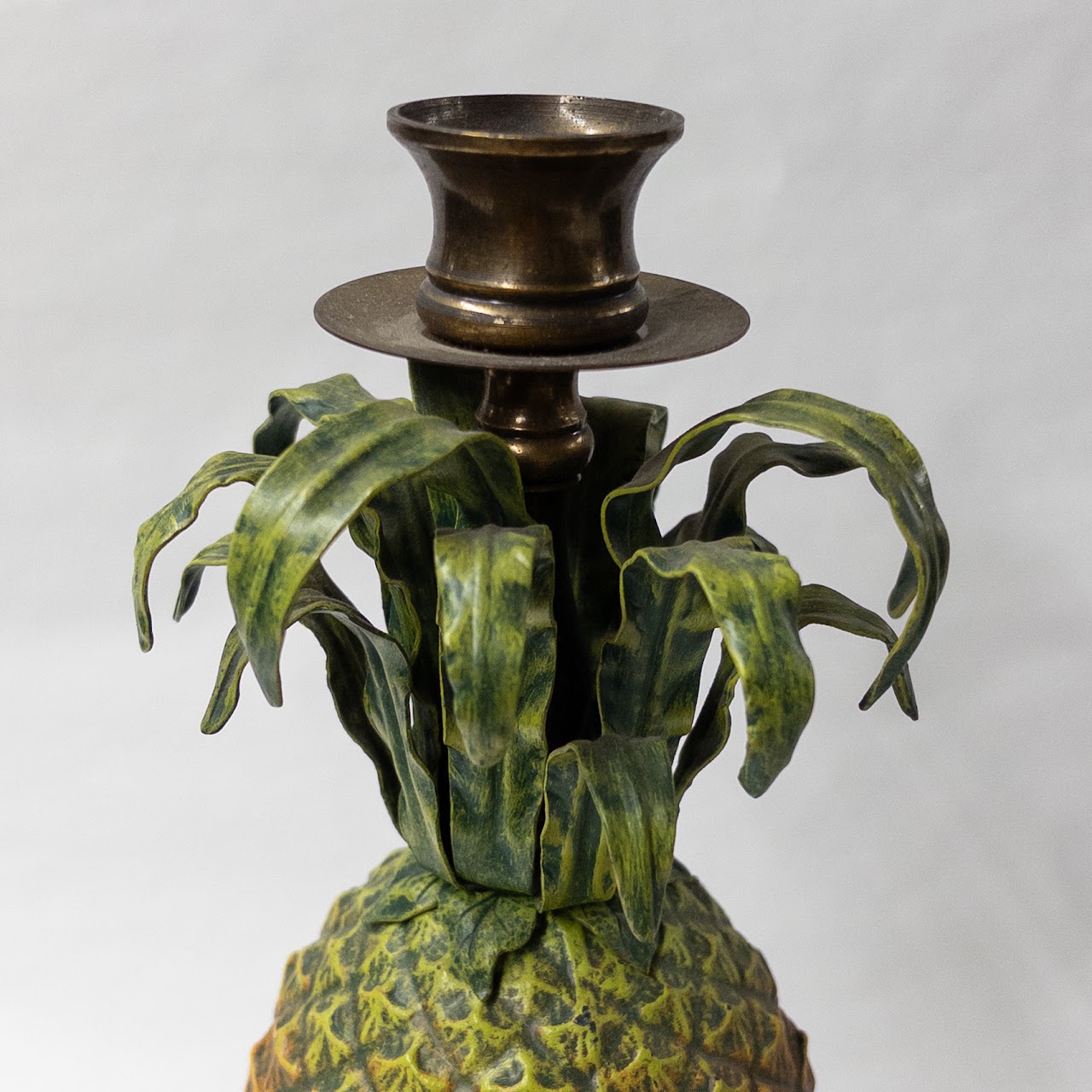 Petite Choses Pineapple Toleware Candlestick