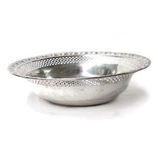 Sterling Silver Pierced and Repoussé Bowl