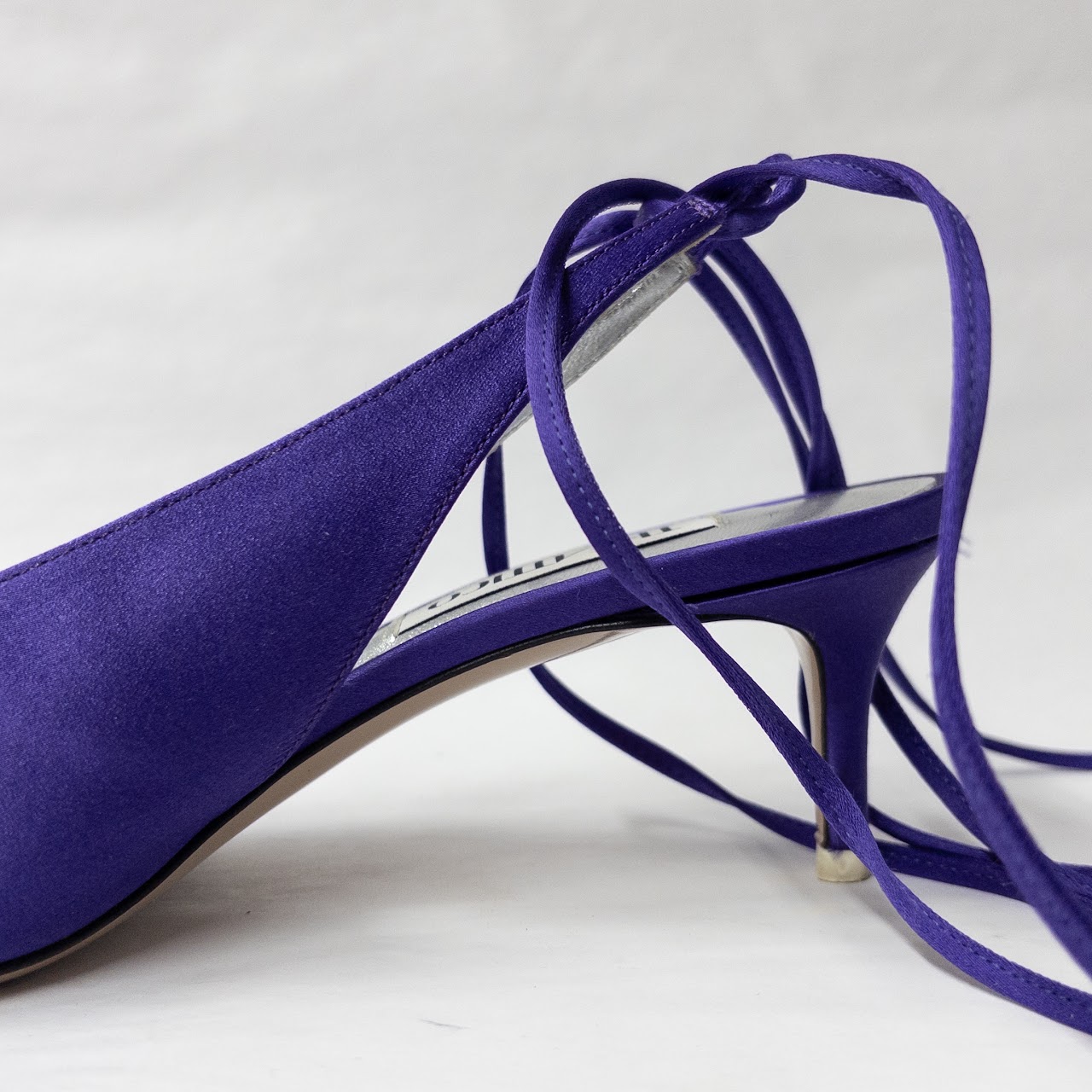 The Attico Kitten Heel Slingback Pumps