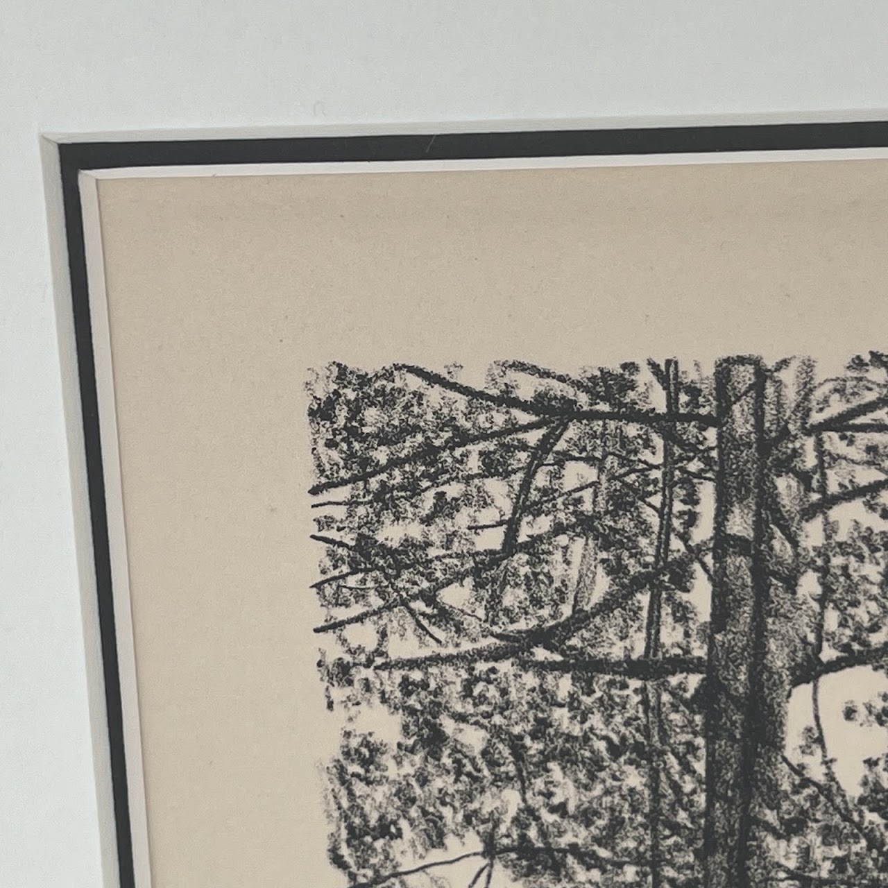 Martin Levine 'The Brookwood Cabin' Signed Lithograph, 1977