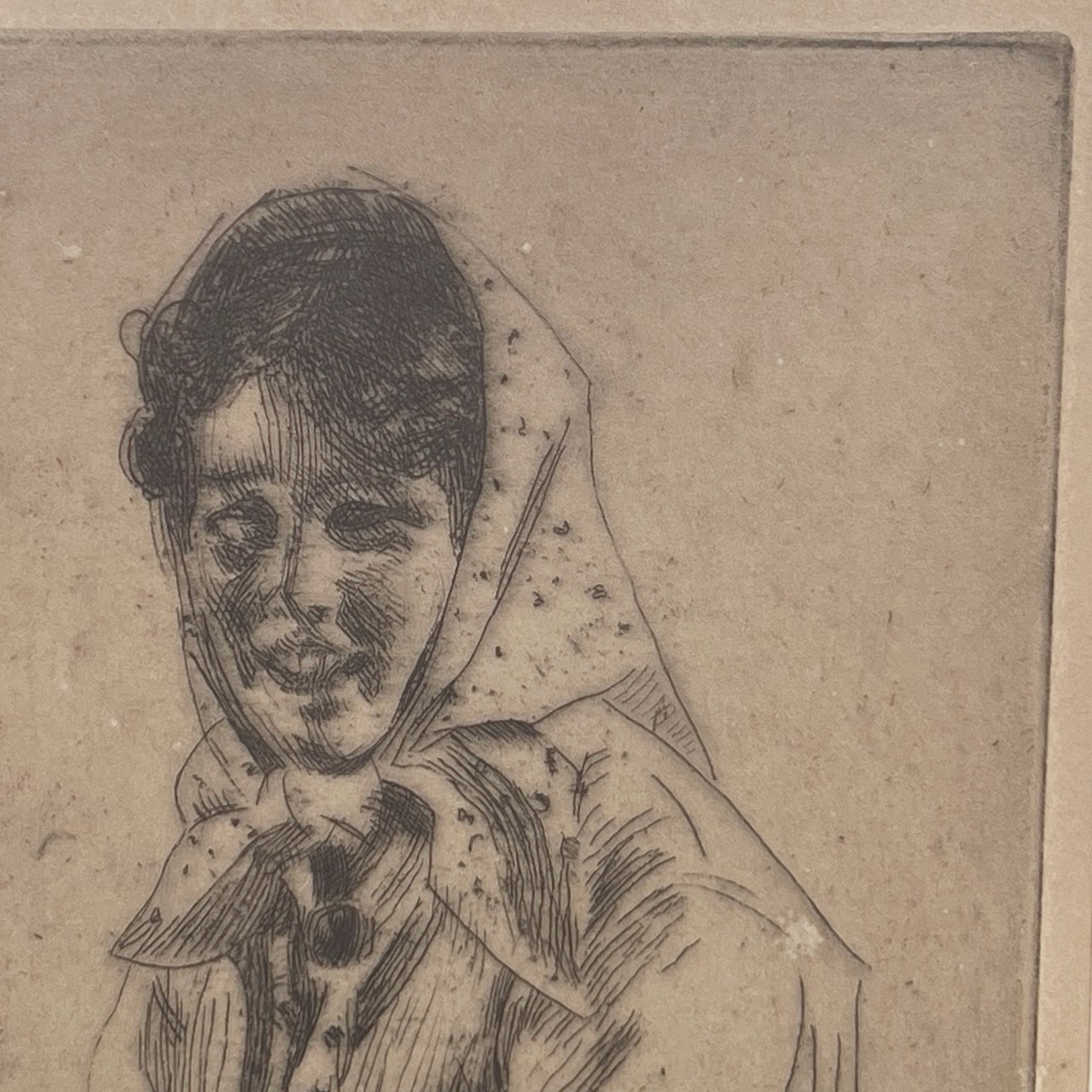 After Anders Zorn 'Sherikella' Etching, Circa 1923