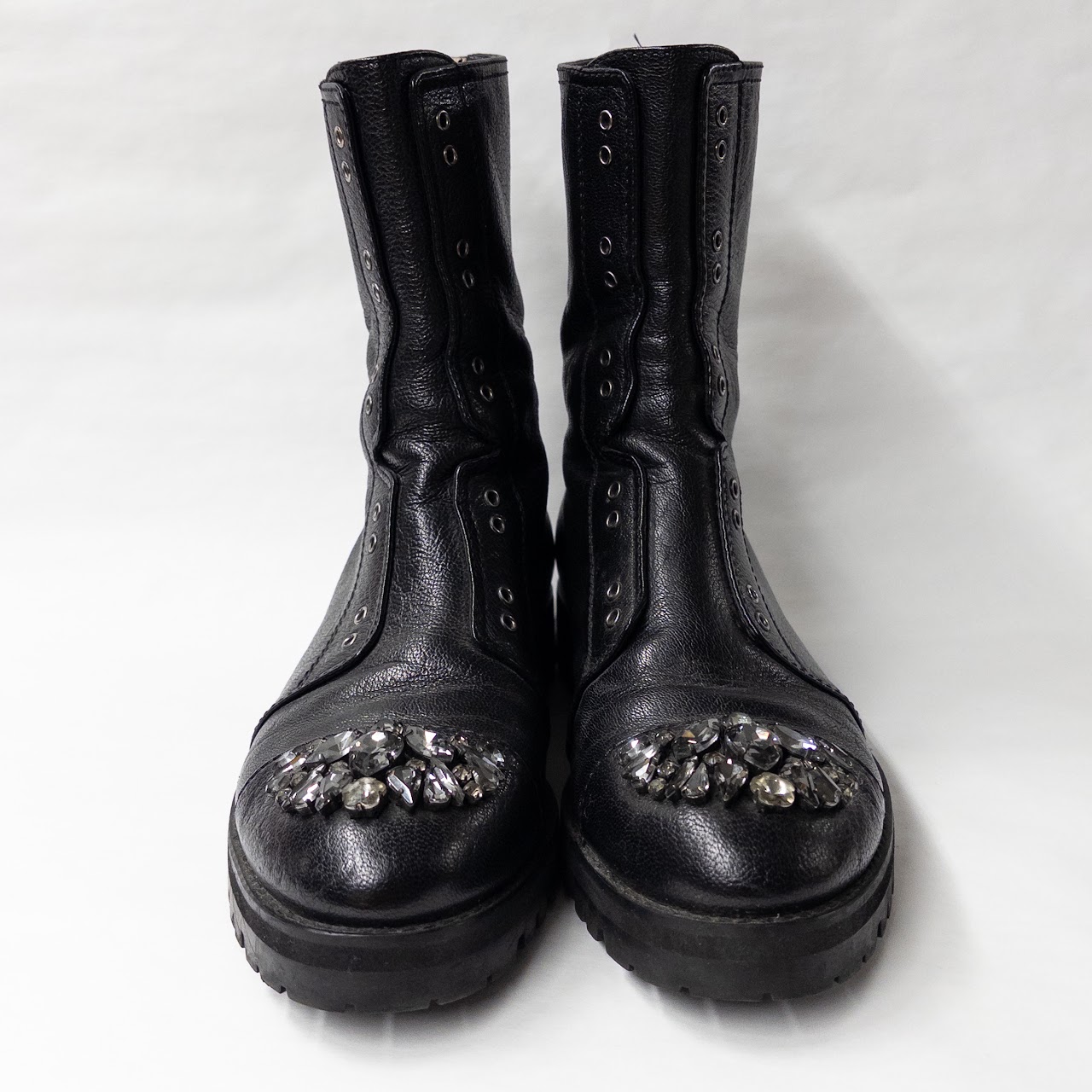 Jimmy Choo Hatcher Combat Boots