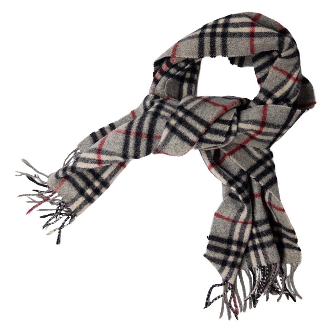 Burberry Classic Plaid Cashmere Scarf