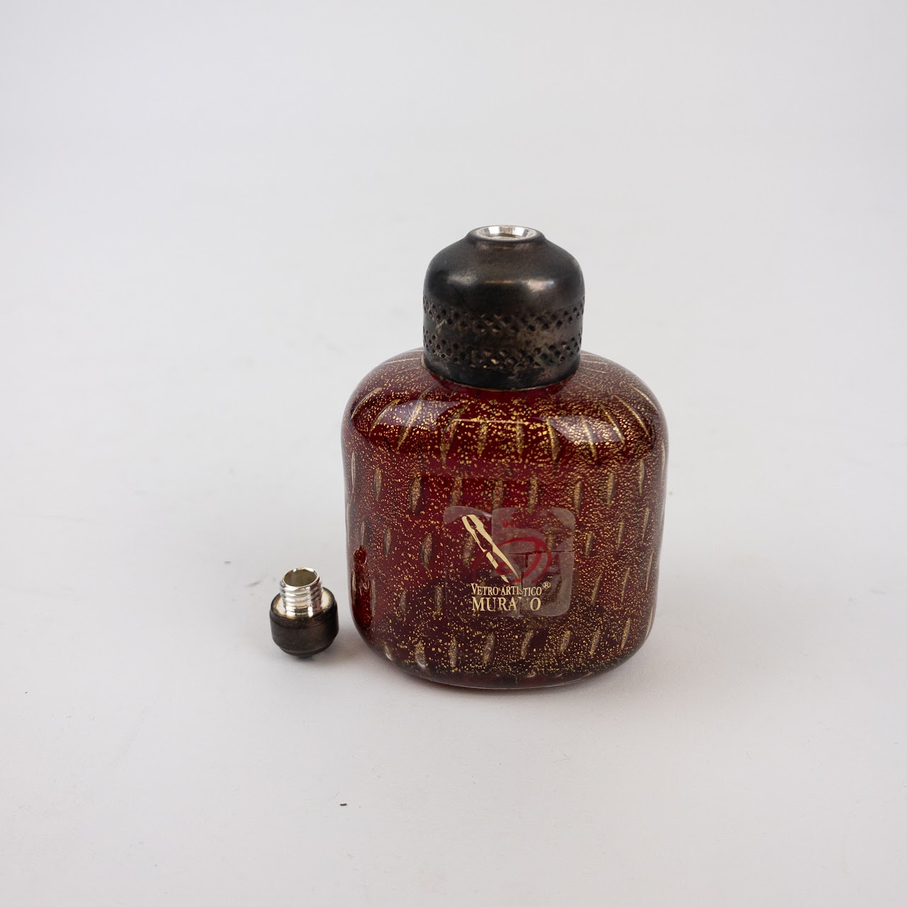 Murano Gold Aventurine Scent Bottle