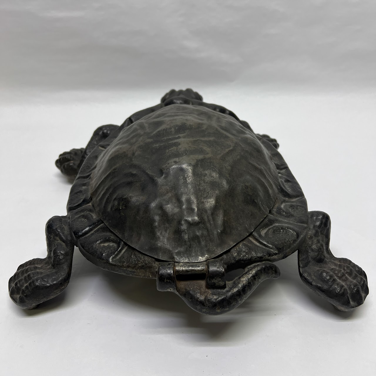 Cast Iron Mechanical Turtle Cuspidor