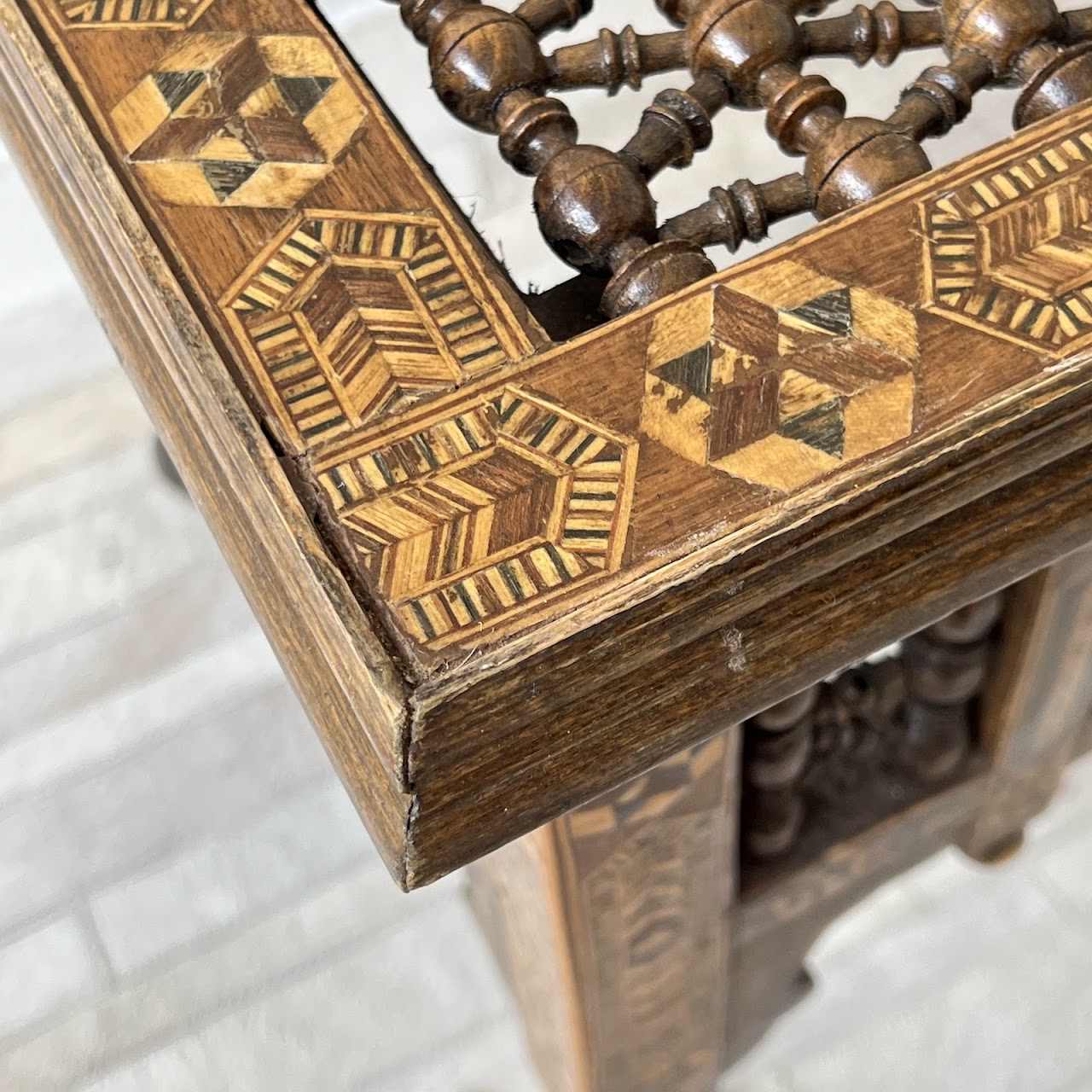 Moorish Inlaid Low Table