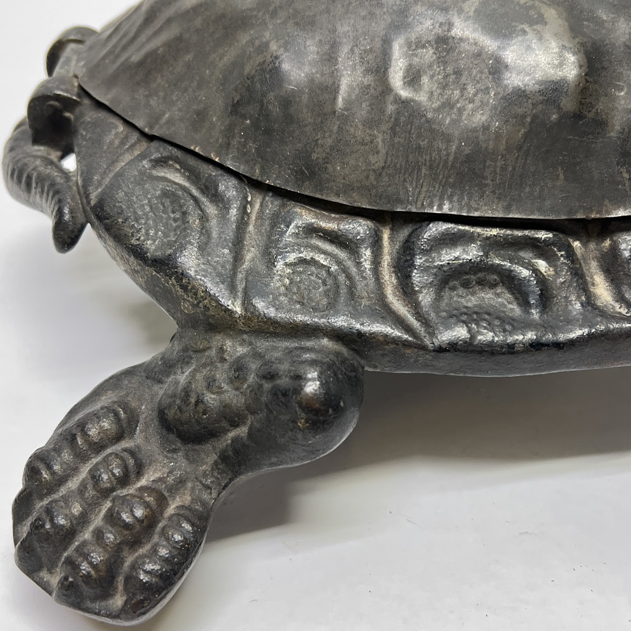 Cast Iron Mechanical Turtle Cuspidor