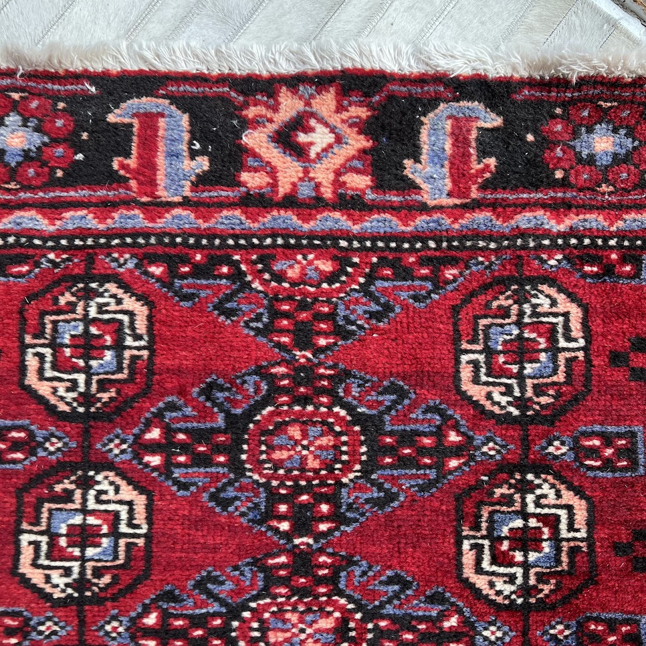 Iranian Wool Medallion Long Runner