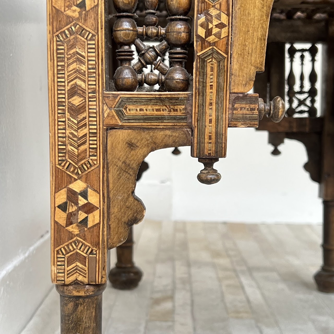 Moorish Inlaid Low Table