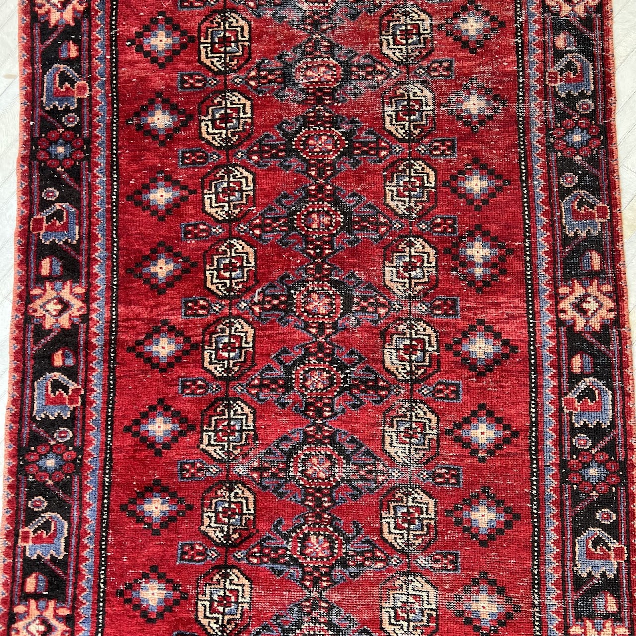 Iranian Wool Medallion Long Runner