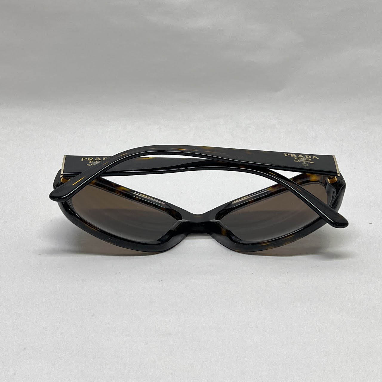 Prada Faux Tortoiseshell Frame Sunglasses