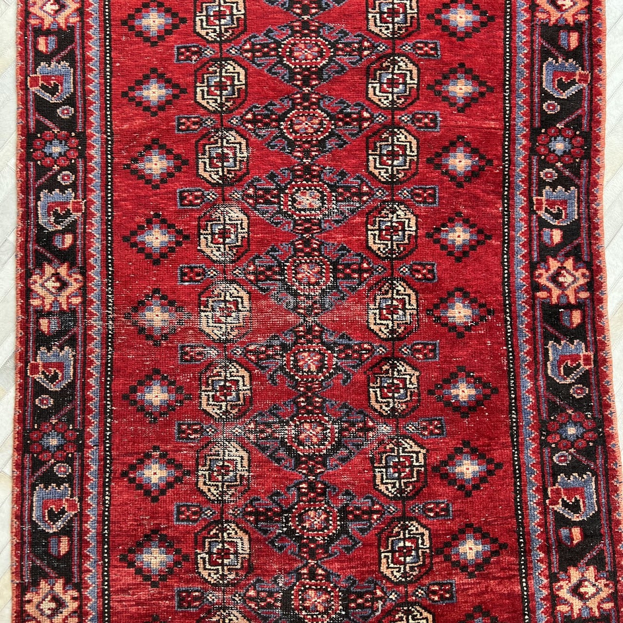 Iranian Wool Medallion Long Runner