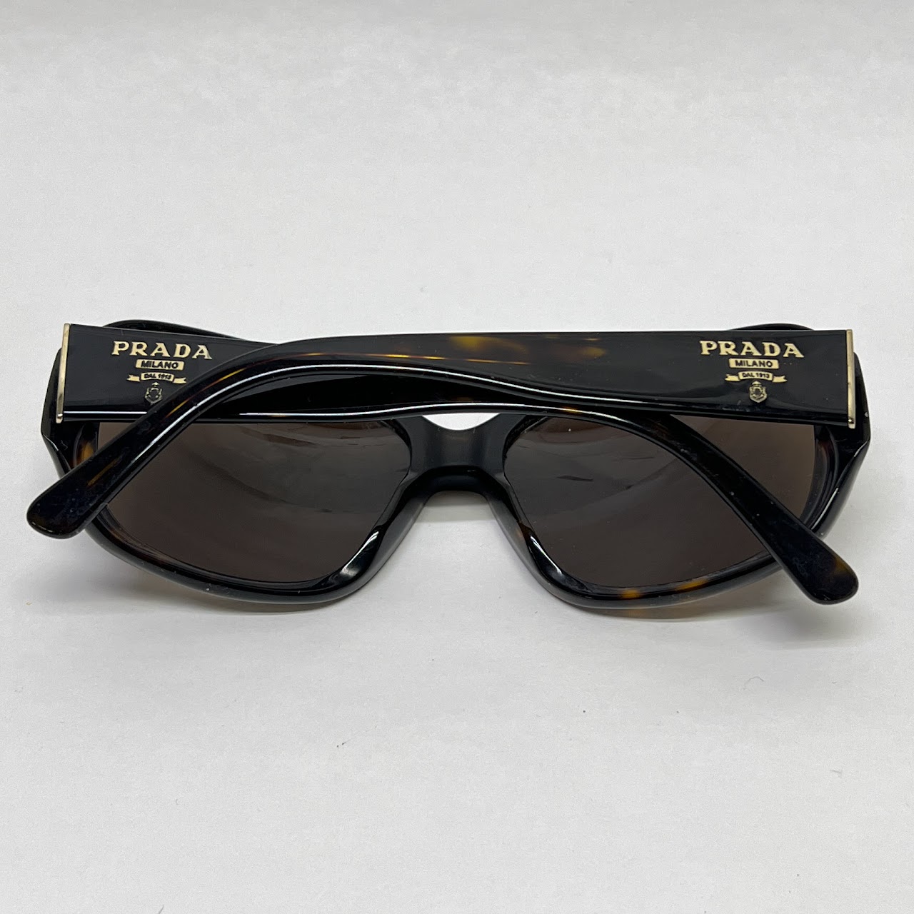 Prada Faux Tortoiseshell Frame Sunglasses