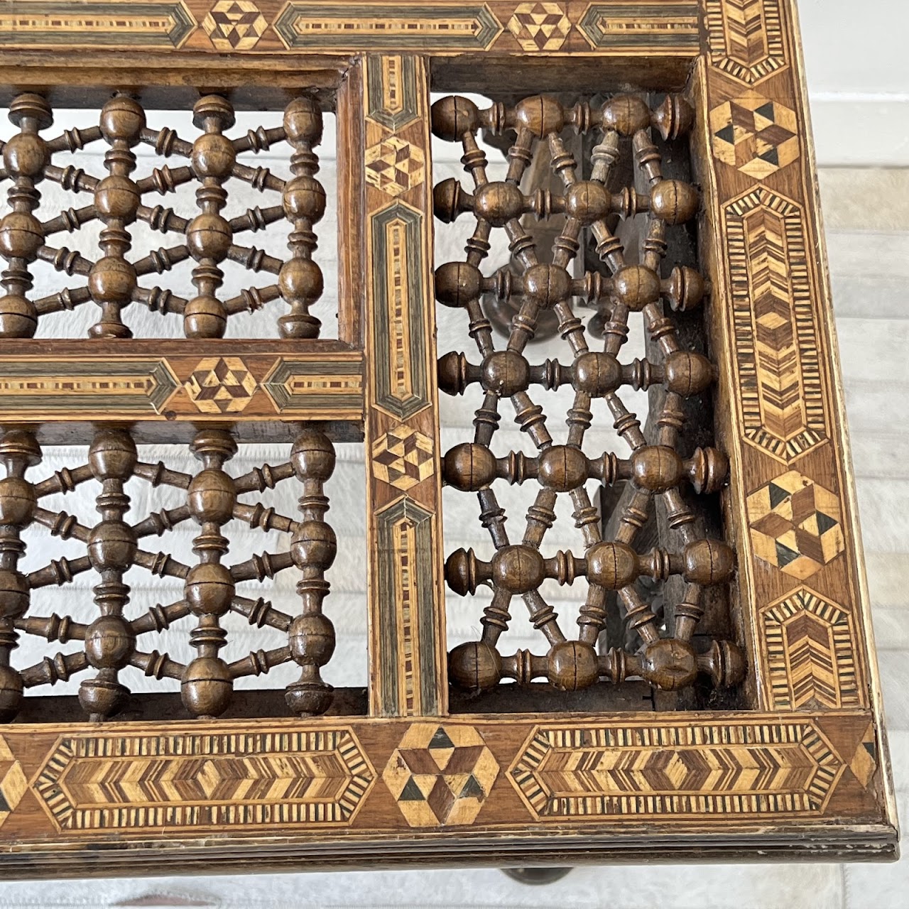 Moorish Inlaid Low Table