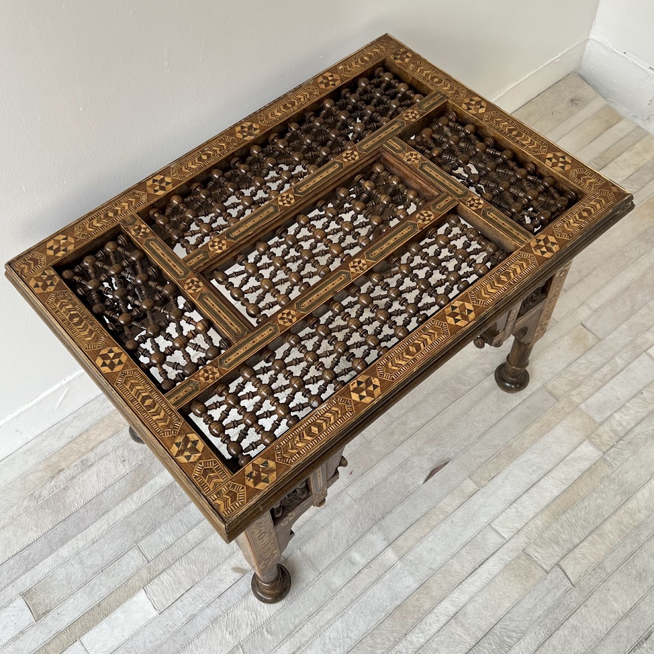 Moorish Inlaid Low Table