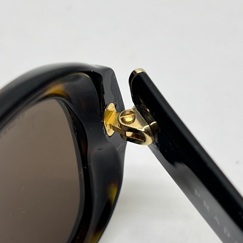 Prada Faux Tortoiseshell Frame Sunglasses