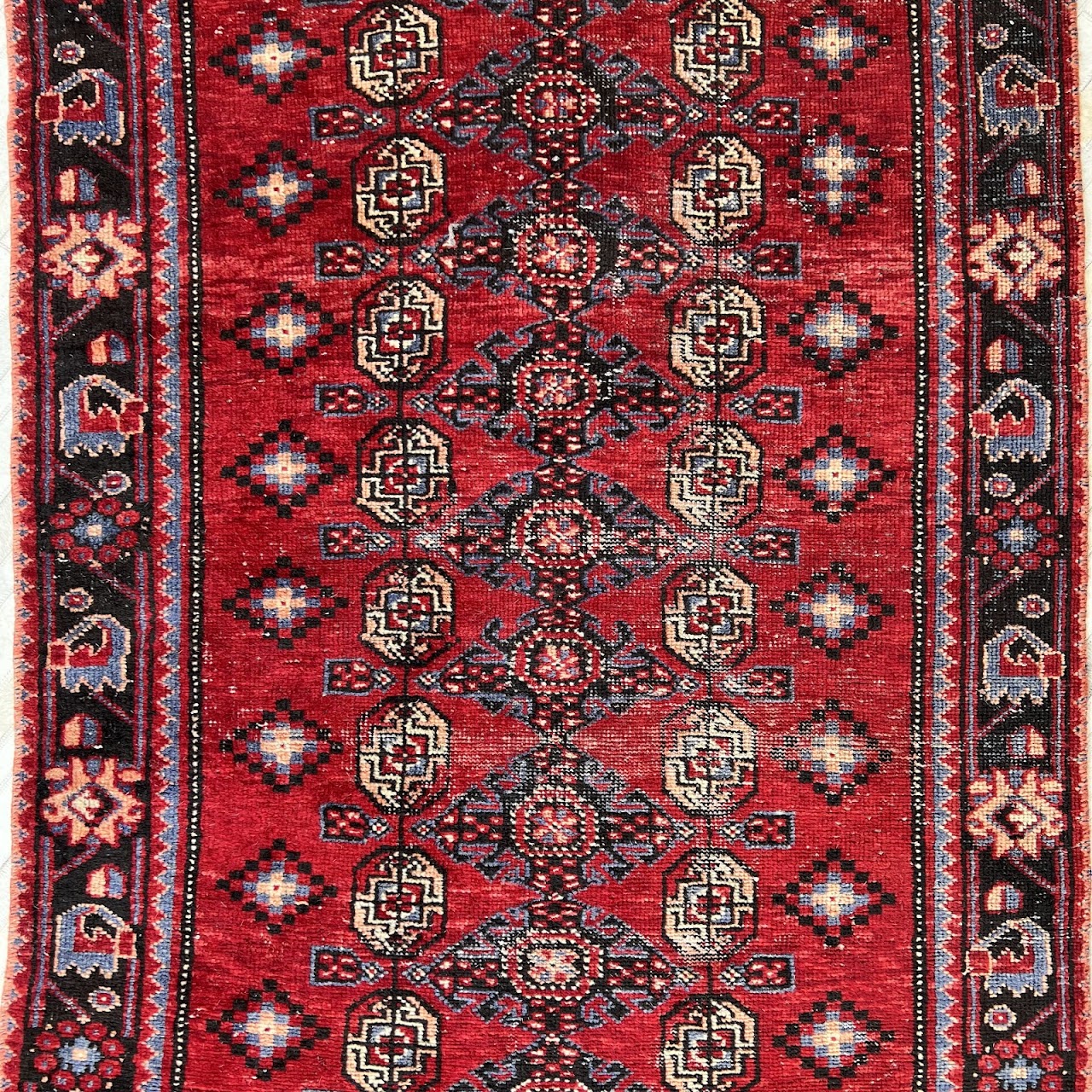 Iranian Wool Medallion Long Runner