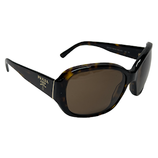 Prada Faux Tortoiseshell Frame Sunglasses