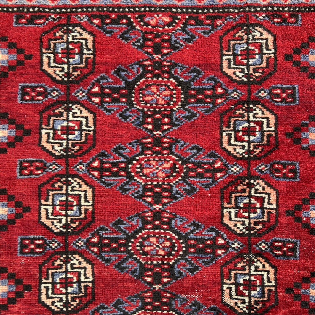 Iranian Wool Medallion Long Runner