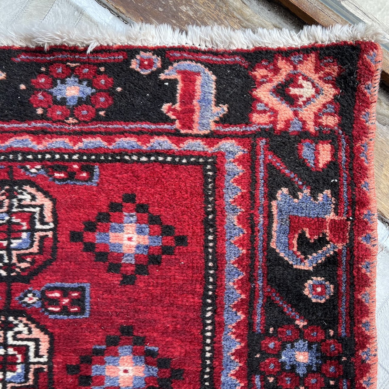 Iranian Wool Medallion Long Runner