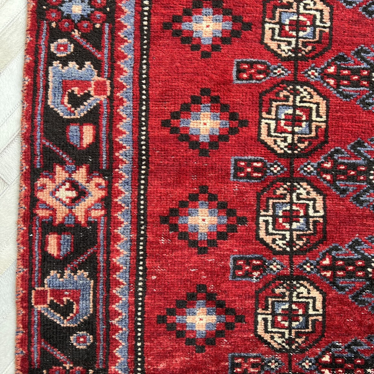 Iranian Wool Medallion Long Runner