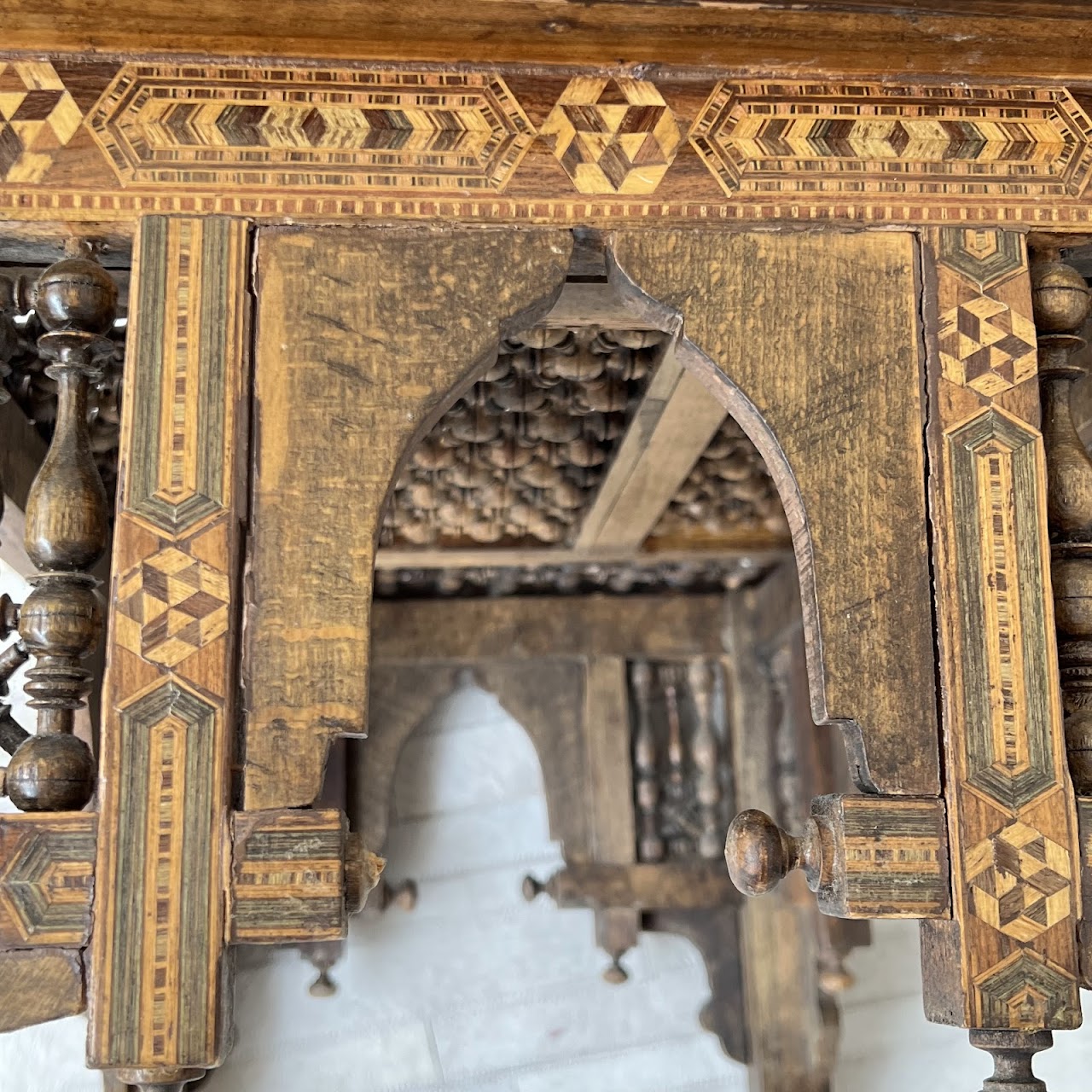 Moorish Inlaid Low Table