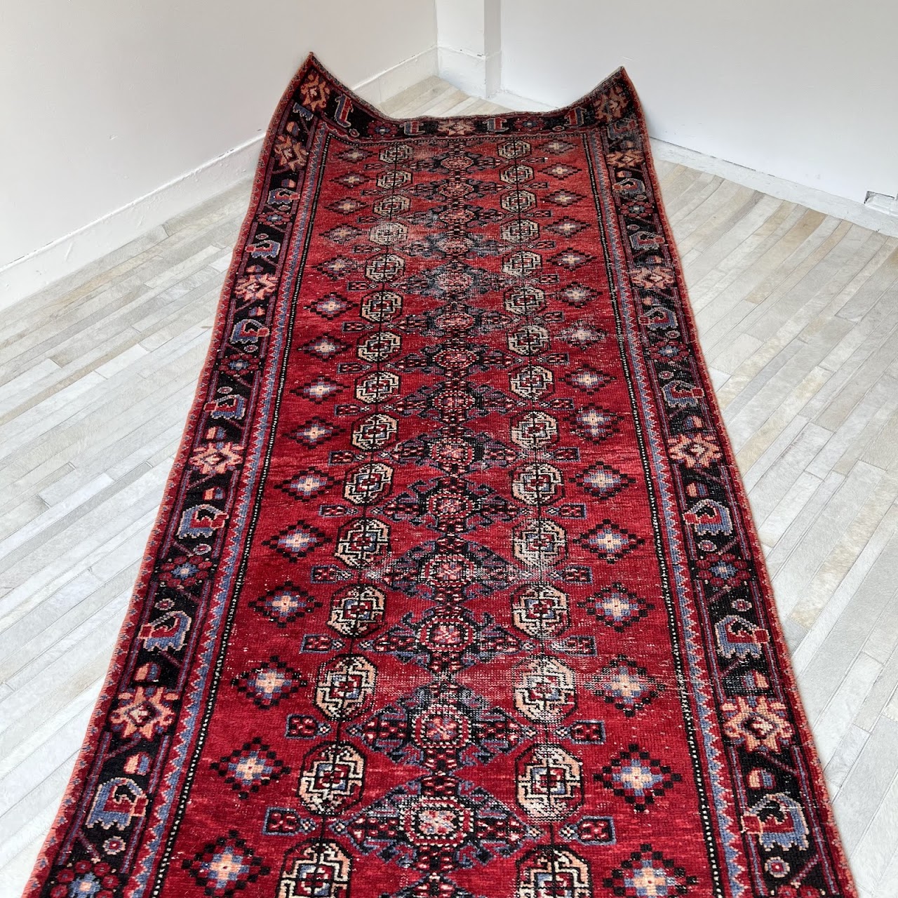 Iranian Wool Medallion Long Runner