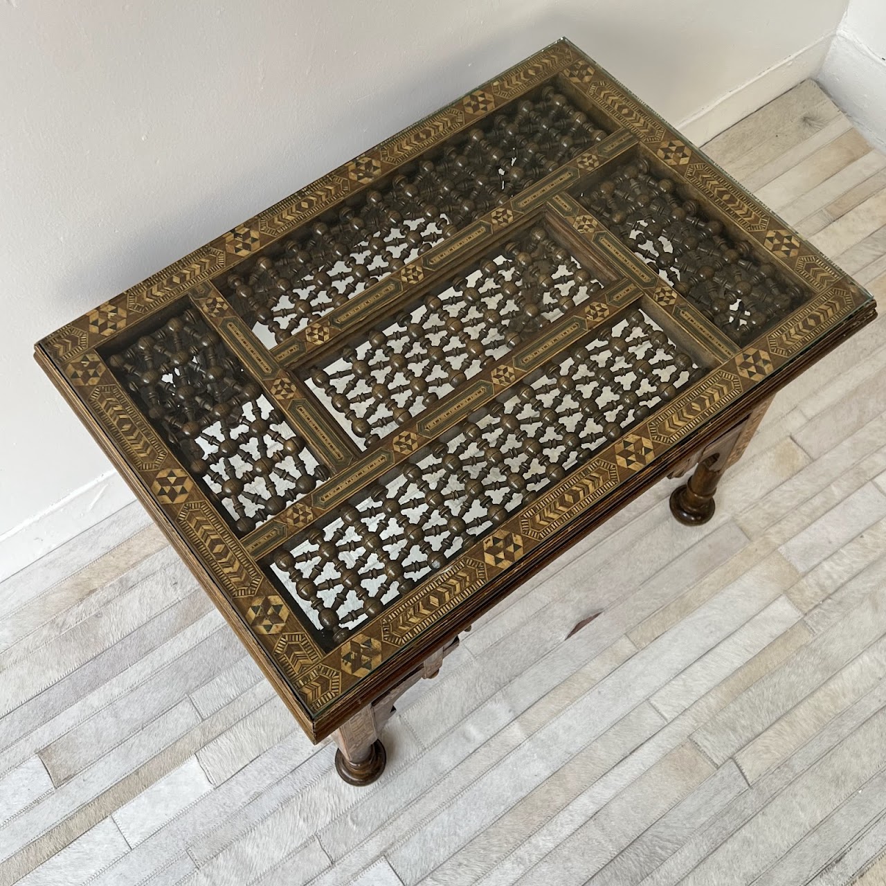 Moorish Inlaid Low Table