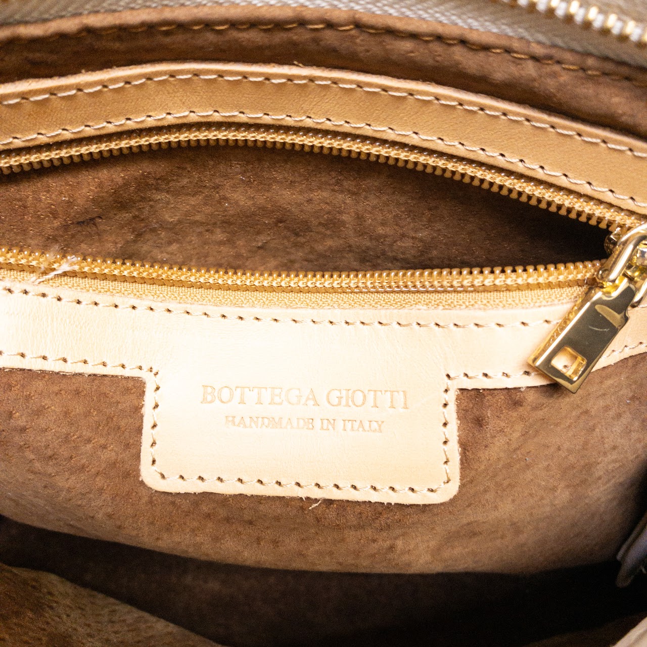 Bottega Giotti Woven Leather Shoulder Bag