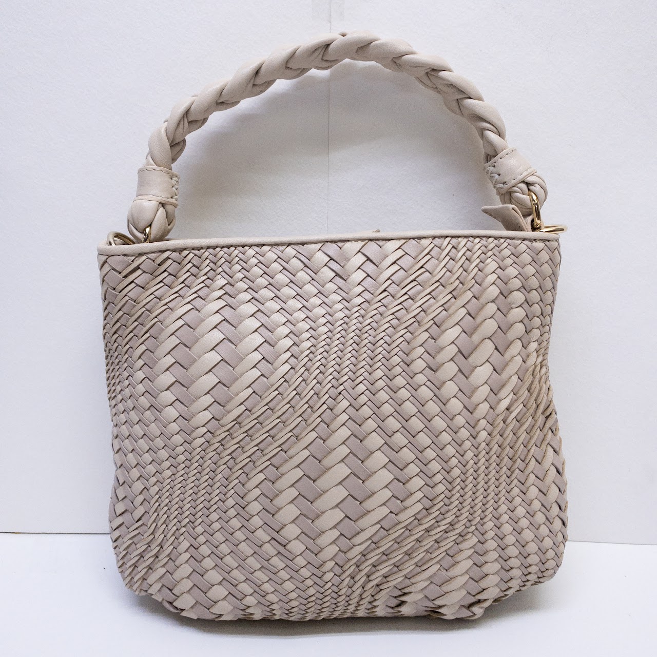 Bottega Giotti Woven Leather Shoulder Bag