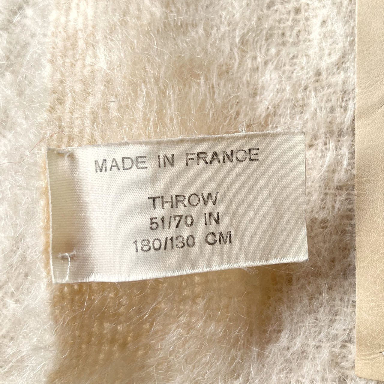 Toison d'Or Mohair Throw Blanket