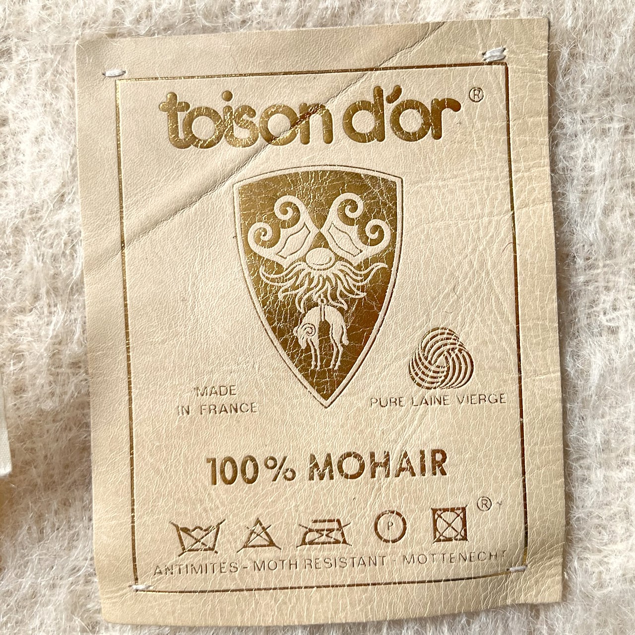 Toison d'Or Mohair Throw Blanket