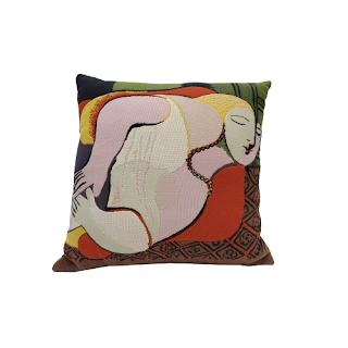 Succession Picasso X Jules Pansu 'The Dream' Throw Pillow