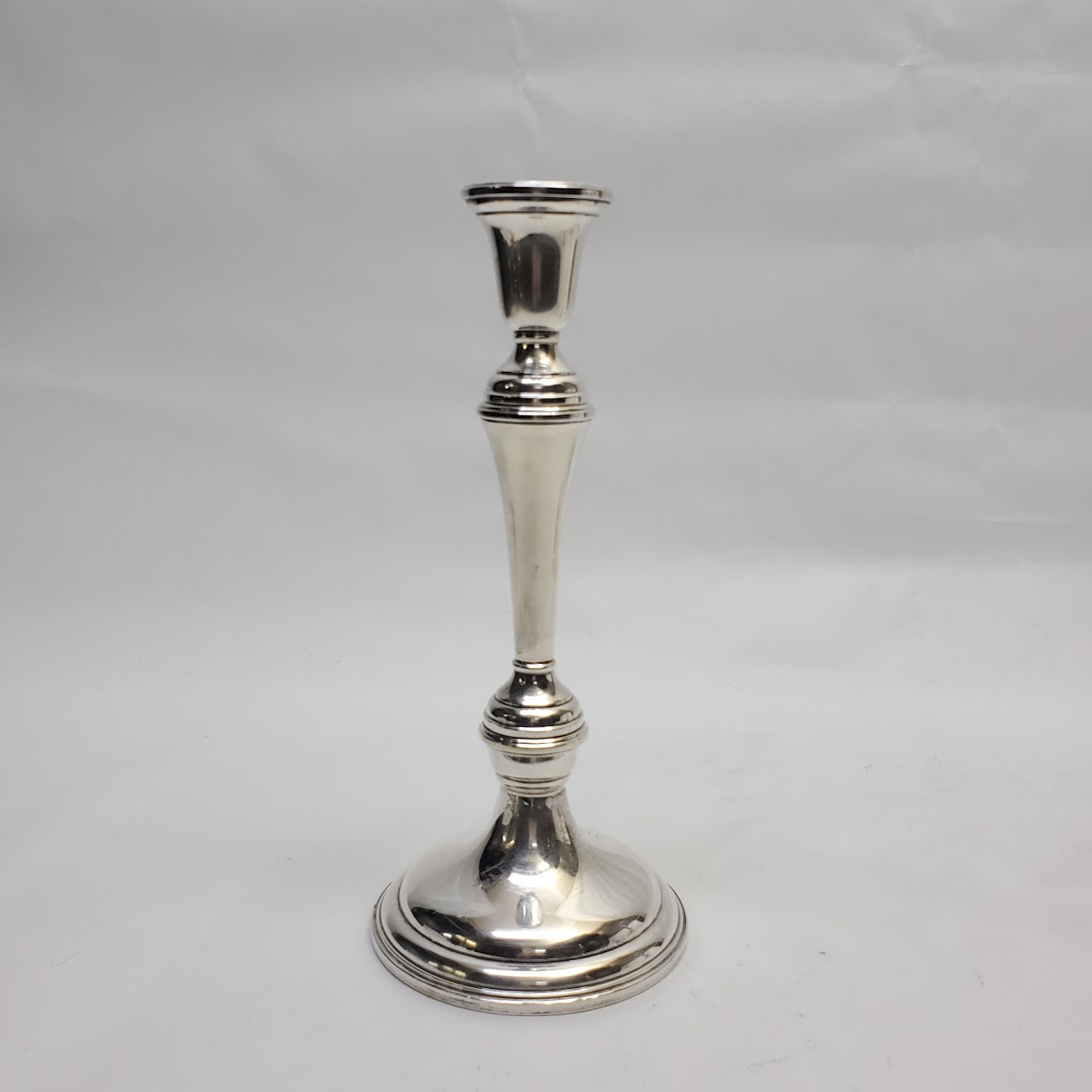 Preisner Weighted Sterling Silver Candelabra Pair