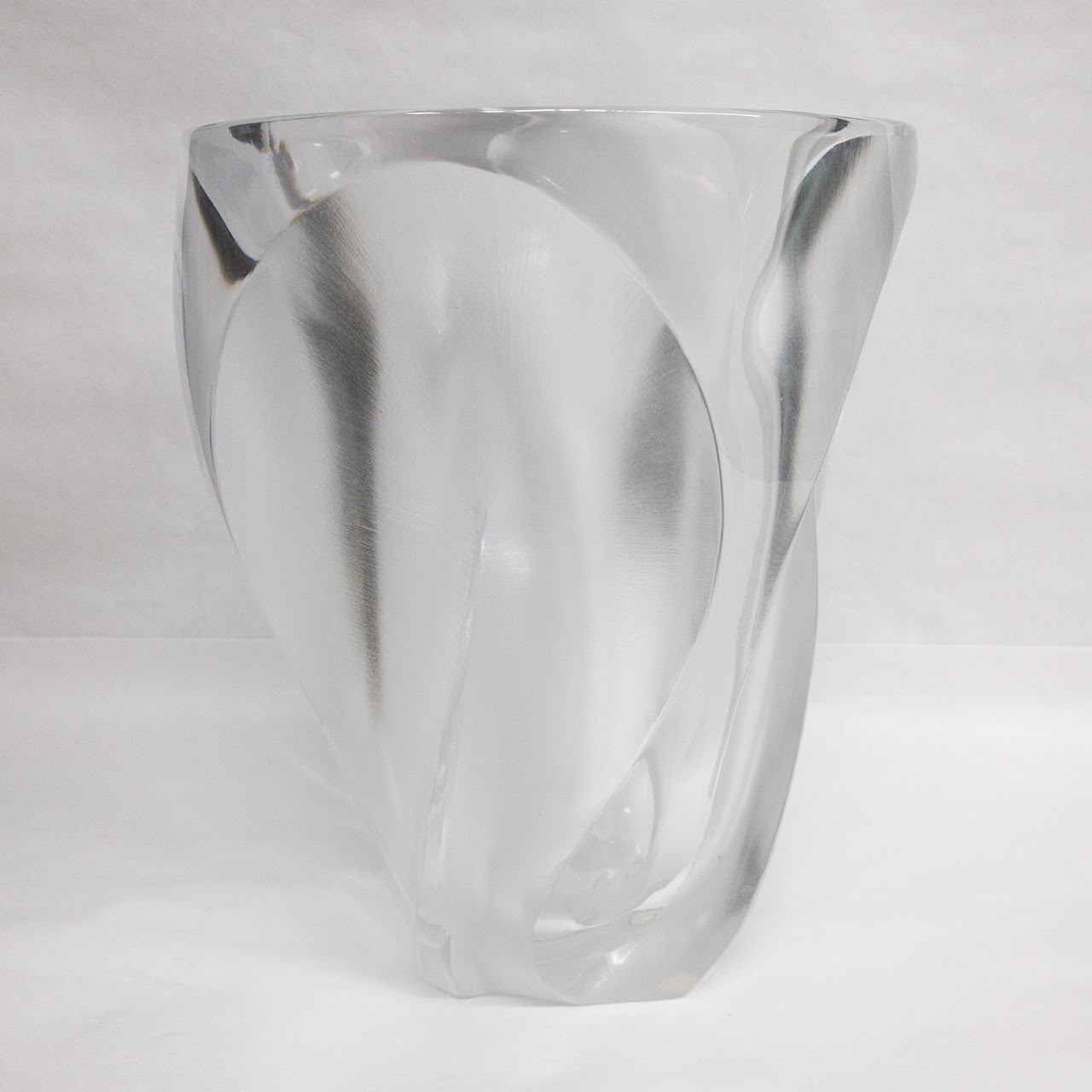 Lalique 'Ingrid' Frosted Crystal Vase