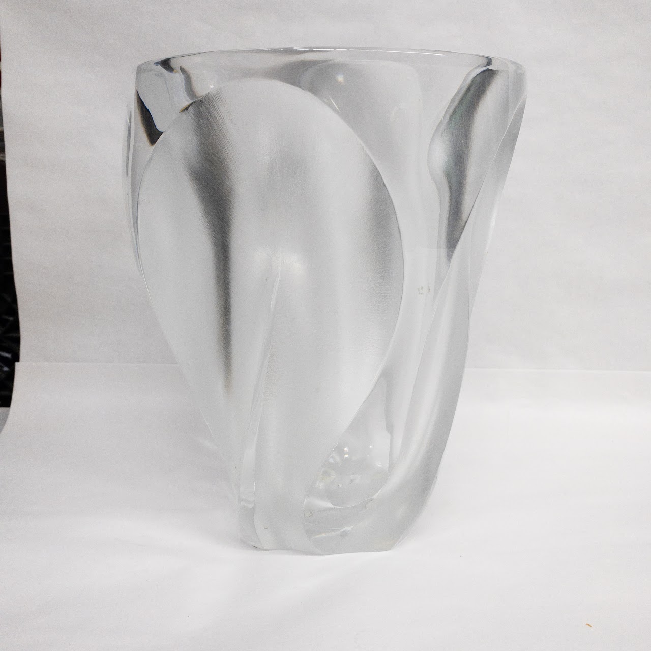 Lalique 'Ingrid' Frosted Crystal Vase