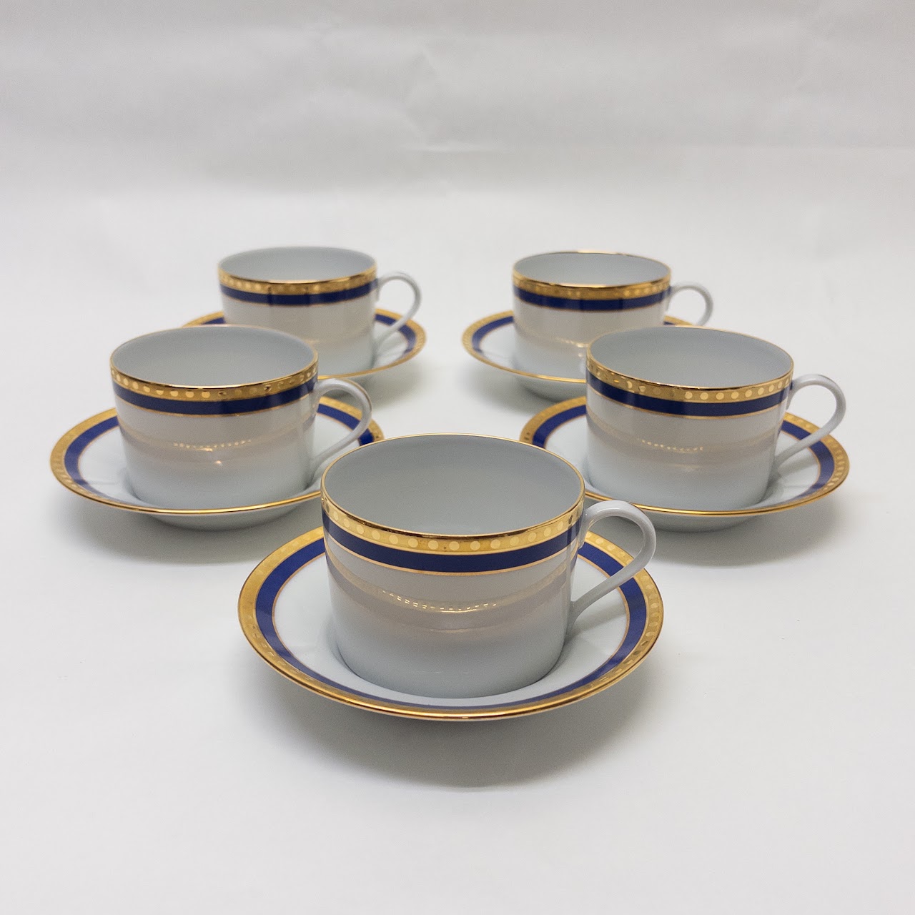 Tiffany & Co. Blue Band Limoges Dinnerware Set