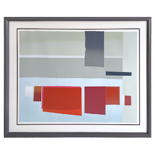 Arnold Hoffman Jr. 'New Horizon' Signed Modernist Abstract Serigraph