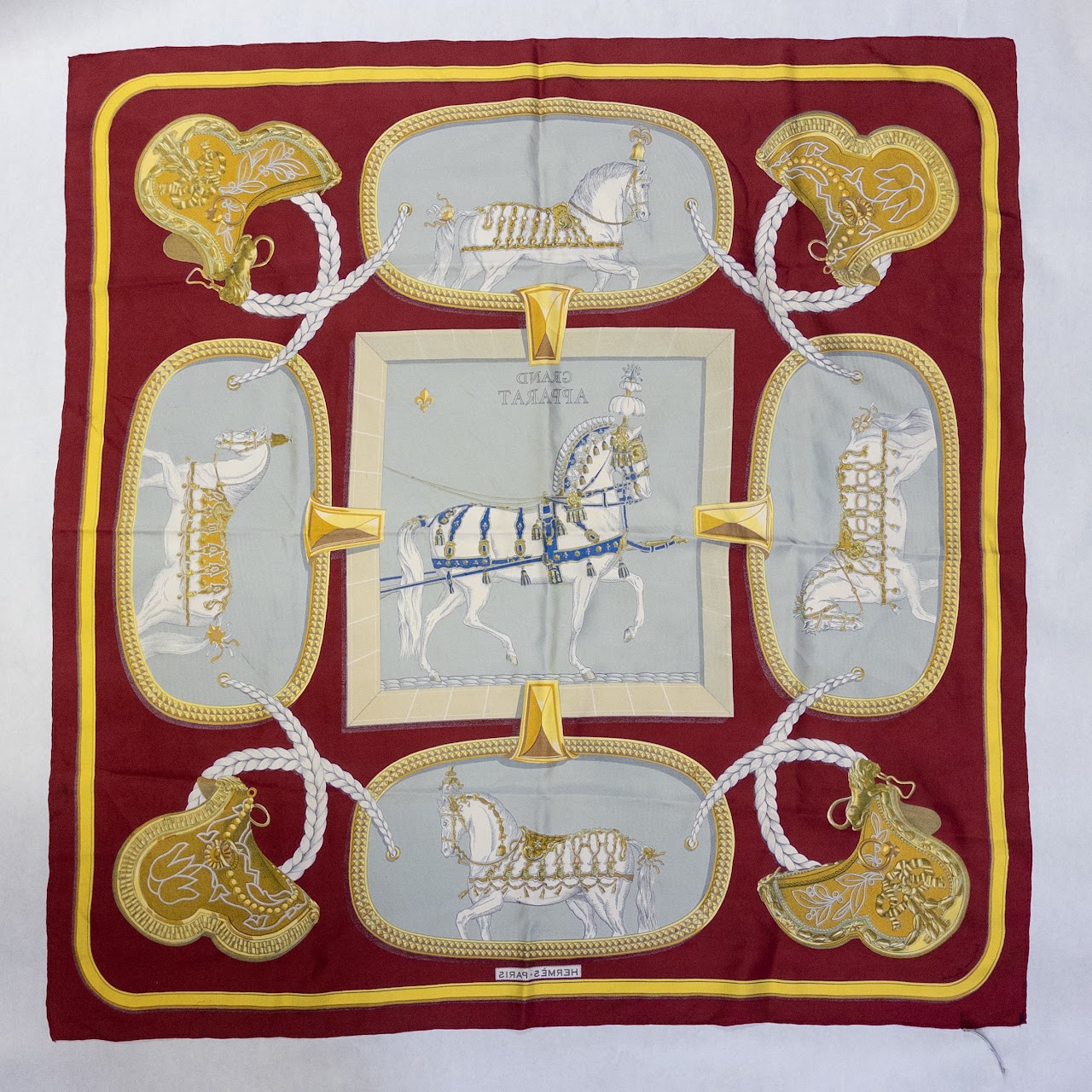 Hermès Grand Apparat Silk Scarf 90