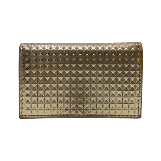 Jimmy Choo Stamped Leather Card Case